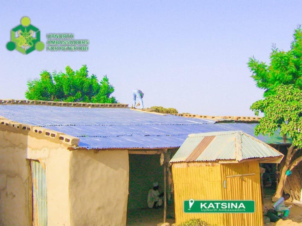 The rebuilt and re-roofed almajiri school.
